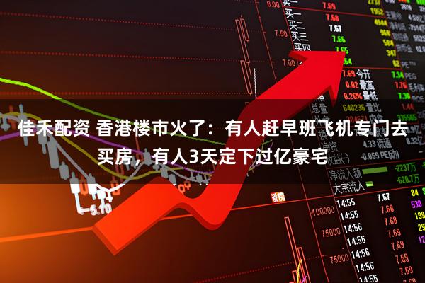 佳禾配资 香港楼市火了：有人赶早班飞机专门去买房，有人3天定下过亿豪宅